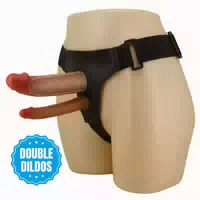 Pretty Love Keaven Harness Slip & Doppeldildo