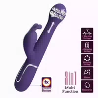 Pretty Love Rabbit Vibrator Perlen Violet 1 st