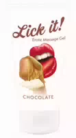 Gel Erotic Massage Gel Chocolate“ Mit Schokoladen Aroma