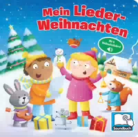 Mein Lieder Weihnachten Liederbuch mit 6 Integrierten Melodien Soundbuch für Kinder Ab 18
