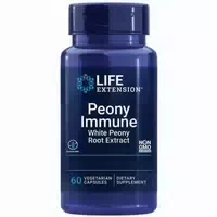 Life Extension Peony Immune, Pfingstrosenwurzel Extrakt, 600mg,vegane Kapseln, Vegetarisch