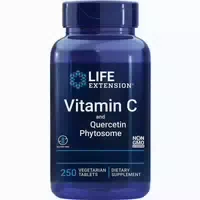 Life Extension Vitamin C Und Bio Quercetin Phytosom, 1000mg 15mg, 250 Vegane Tabletten