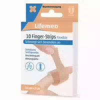 Lifemed 10 Finger Strips Flexible 10 St Pflaster