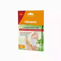 Lifemed Bambus Vital Pads 8 cm X 6 Cm, Weiß, 2er Pack