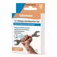 Lifemed Handwerkerset Pflaster Hautfarben 5 Größen 11 Teilig