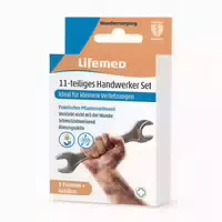Lifemed Handwerkerset Pflaster Schmutzabweisend Atmungsaktiv 11 st