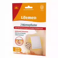 Lifemed Wärmepflaster, 9,5 Cm X 13 Cm, Weiß