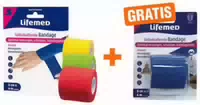 Selbsthaftende Bandage 5 cm X 4 m 3er Set Gratis Selbsthaftende Bandage
