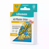 Lifemed Pflaster Strips 6 Cm X 1,7 Cm Farbig Autos 10 Stück, 6 Pack