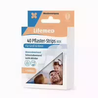 Lifemed Pflaster Strips Transparent Wasserfest 40 st