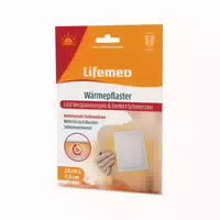 Lifemed Wärmepflaster, 9,5 cm X 13 Cm, Weiß 1 st