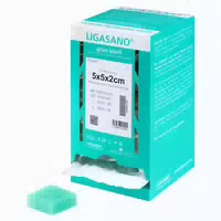 Ligasano Grã¼n Steril Wundputzer 2x5x5 Cm Spitze Box