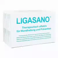 Ligasano Weiß Verband 1x10x10 cm Steril Sp Box