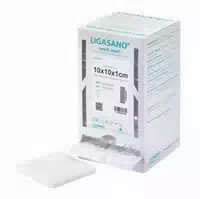 Ligasano Weiã Verband 1x10x10 Cm Steril Spitze Box
