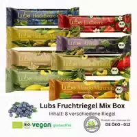 Fruchtriegel Gemischte Box| Probier Mix 8 Verschiedene Sorten 280 G