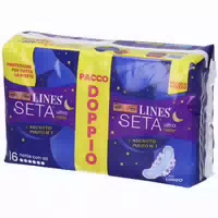 Lines Seta Ultra Saugfähige Nacht Vp Dwct 16 Stück Lines