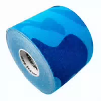 Lisacare Kinesiologie Tape Camouflage Blau 5cm X 5m