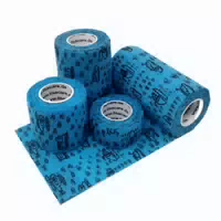 Lisacare Kohäsive Bandagen 2,5cm 10cm Hund Grün 4 st