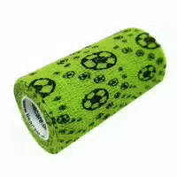 Lisacare Kohäsive Bandage Fußball Grün 10cm X 4,5m