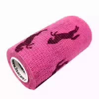 Lisacare Kohäsive Bandage Pferde Rosa 10cm X 4,5m