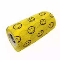 Lisacare Kohäsive Bandage Smiley Gelb 10cm X 4,5m