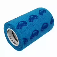 Lisacare Selbsthaftende Bandage Pfote Blau 7,5cm X 4,5m 1 st