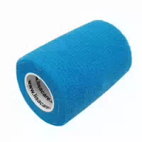 Lisacare Selbsthaftende Bandage Hellblau 7,5cm X 4,5m
