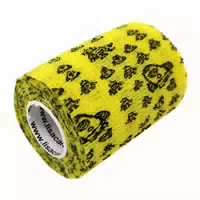 Lisacare Selbsthaftende Bandage Roboter & Raketen Gelb 7,5cm X 4,5m