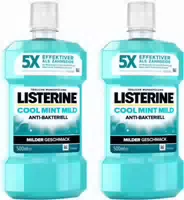 Listerine Cool Mint Milder Geschmack 2 X 500 ml
