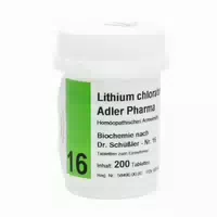 Lithium Chloratum D12 Adler Pharma Nr 16, Tablette 200 st Tabletten