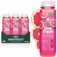 Livefresh Kaltgepresster Grapefruitsaft Inkl 1,50€ Einwegpfand