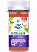 Livefresh Koffein Shot Kaltgepresst Ingwer Prise