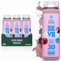 Livefresh Skyr High Protein Drink Kirsche Proteinshake Alternative 1,50€ Pfand