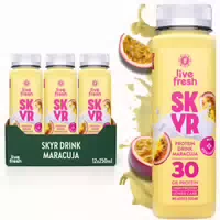 Livefresh Skyr High Protein Drink Maracuja Proteinshake Alternative 3,00€ Pfand