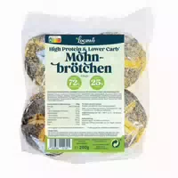Locawo High Protein & Low Carb Mohnbrötchen