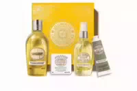 Loccitane Mandel Set Duschöl 250ml Skin Öl 100ml Peeling Seife 50g Handcerme 30ml