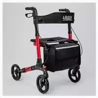 Lösch Reha Rollator Tabas Mobility Pu Rot