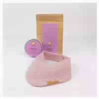 Wonnebäuchlein Set Altrosa | Kräuterpads & Halstuch 15 St