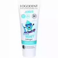 Logodent Junior Zahngel Cool Mint mit Fluorid für Kinder 6–12 Jahre