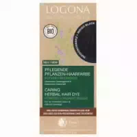 Logona Pflanzen Haarfarbe Pulver Indigo Schwarz Bio 100 G