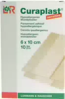 Curaplast Sensitive Wundschnellverband 6x10 Cm 10 St Pflaster