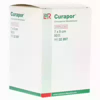 Lohmann Rauscher Curapor Wundverband Steril 7 X 5cm 50 st