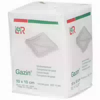 Gazin Mullkompresse 10x10 cm Unsteril 8fach Op 100 st Kompressen