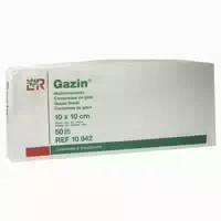 Lohmann Rauscher Gazin Mullkompresse Steril, 10x10cm, 12 Fach, 17 Fädig, 10x10 Stück 10x10 st