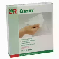 Lohmann & Rauscher Gazin Mullkompresse Steril, 8 Fach, 5 X 2 Stück 5 X 5 cm 5x2 st