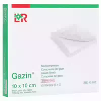 Lohmann & Rauscher Gazin Mullkompresse Steril, 8 Fach, 5 X 2 Stück 5 X 5 cm 5x2 st
