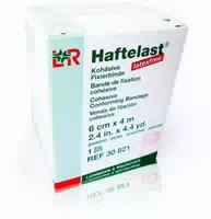 Haftelast Fixierbinde Kohäsiv Latexfrei 6 cm X 4 m Cremefarben