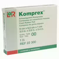 Komprex Schaumgummi Kompressen Größe 00 1 st