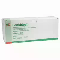 Lohmann & Rauscher Lenkideal Idealbinde, Dauerelastisch, ohne Verbandklammern, Weiß 1 Packung = 10 Stück, Lose im Karton, Maße: 6 cm X 5 m 10 st