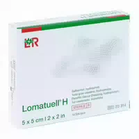 Lomatuell H Salbentüll 5x5 Cm Steril 10 St Verband